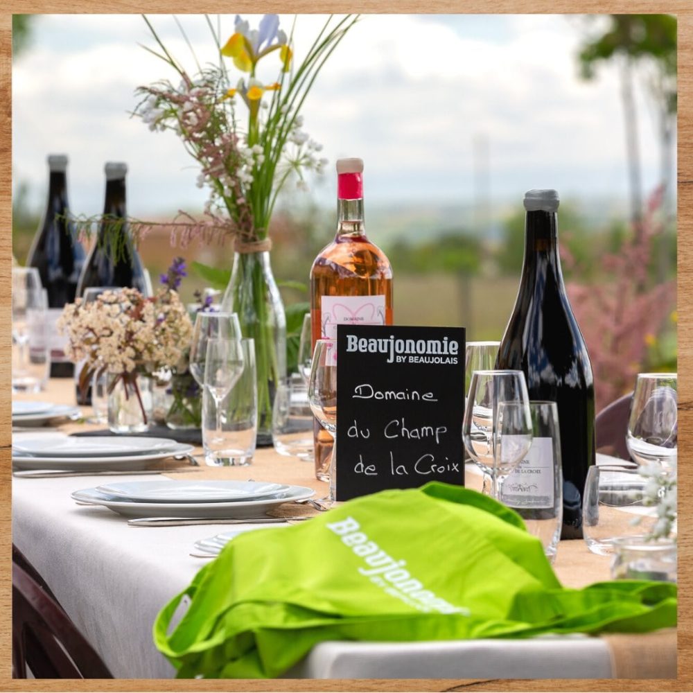 Domaine du champ de la croix - actualités - Bienvenue en Beaujonomis - repas