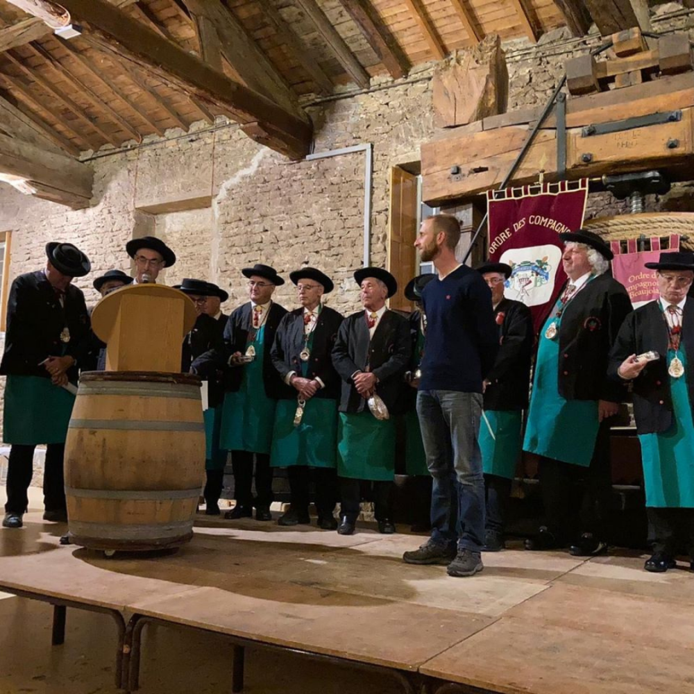 Domaine du champ de la Croix - Intronisation - Les Compagnons du Beaujolais - Denicé - Lacenas