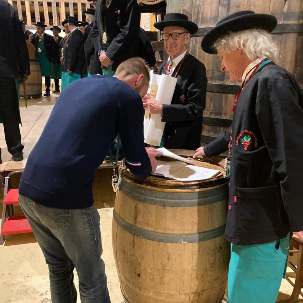 Domaine du champ de la Croix - Intronisation - Les Compagnons du Beaujolais - Denicé - Lacenas